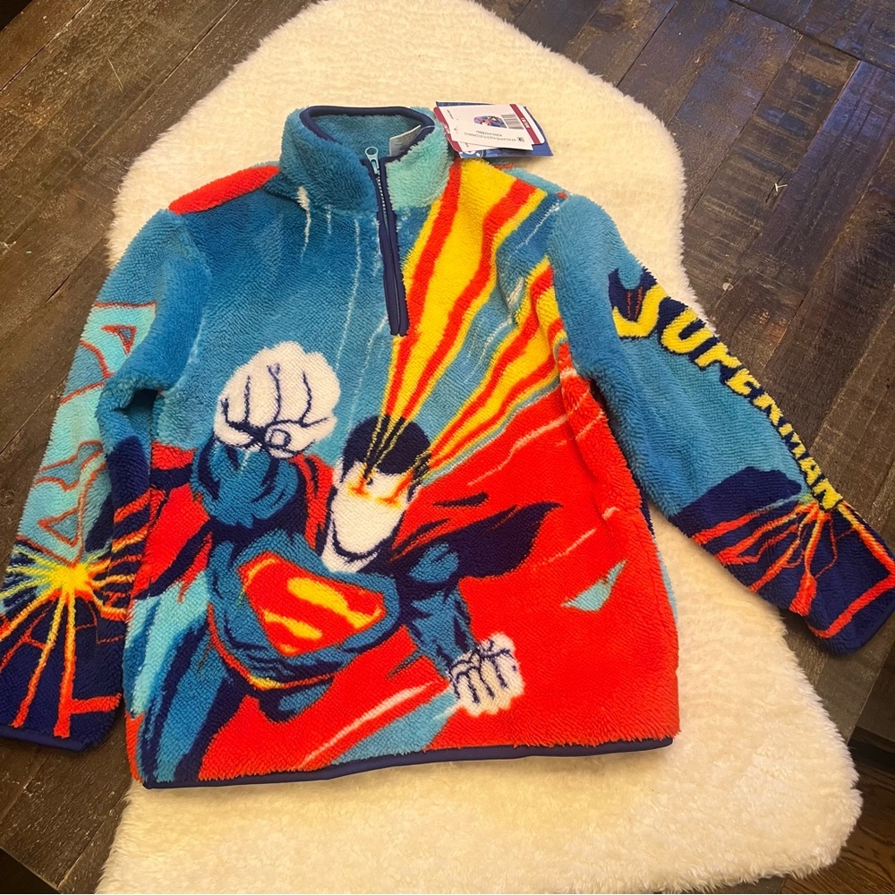 NEW DC Superman Sherpa Jacket